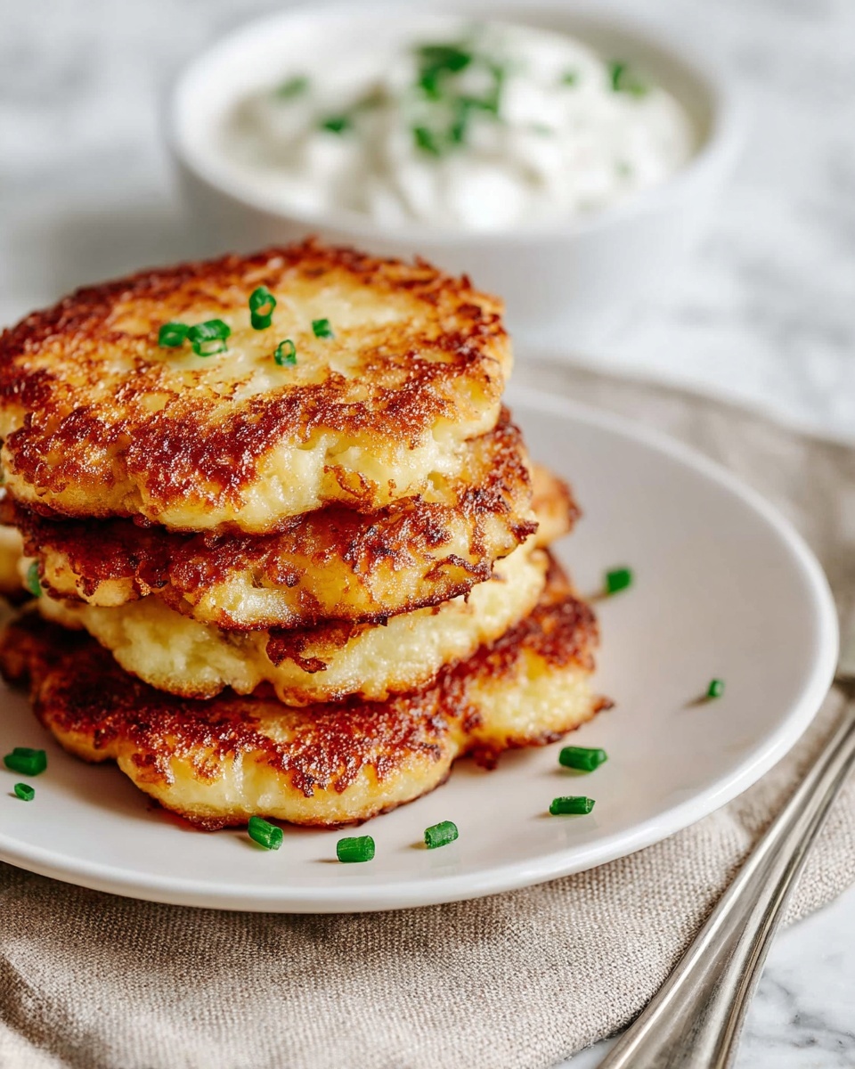 Meat-Stuffed Potato Pancakes (Draniki) Recipe - Recipe Image