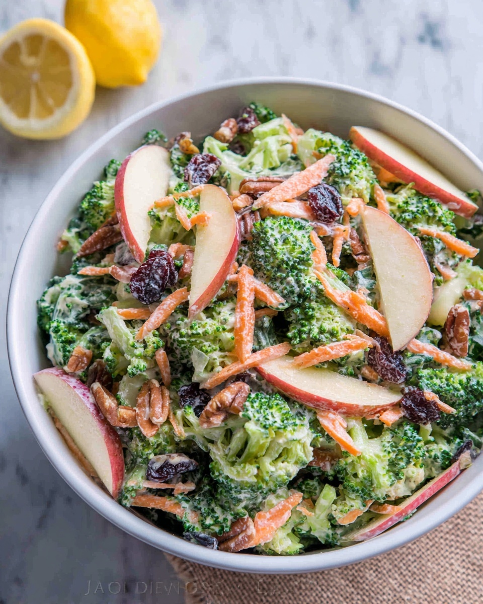 Broccoli Salad with Creamy Lemon Dressing Recipe - Recipe Image