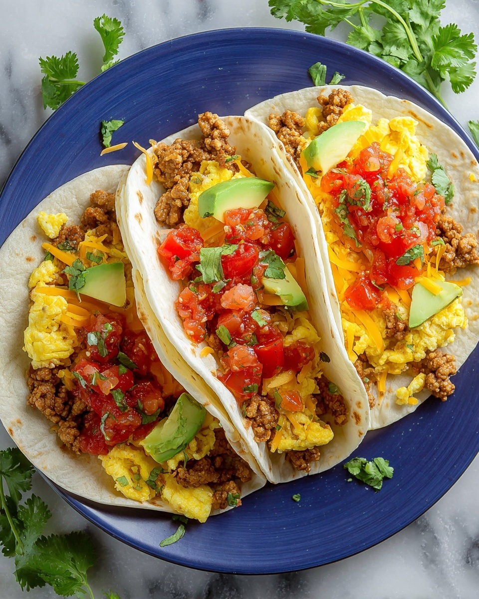 Easy Breakfast Tacos Recipe - Recipe Image