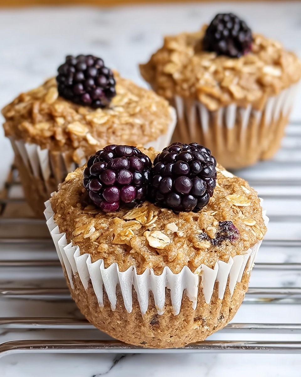 Healthy & Portable Breakfast Oatmeal Cupcakes to Go Recipe - Recipe Image