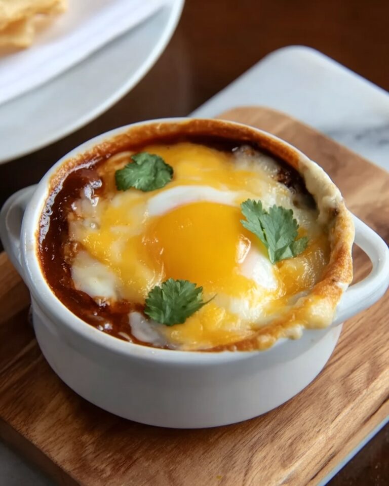Flavor-Packed Enchilada Baked Eggs – The Ultimate One-Pan Brunch Idea Recipe