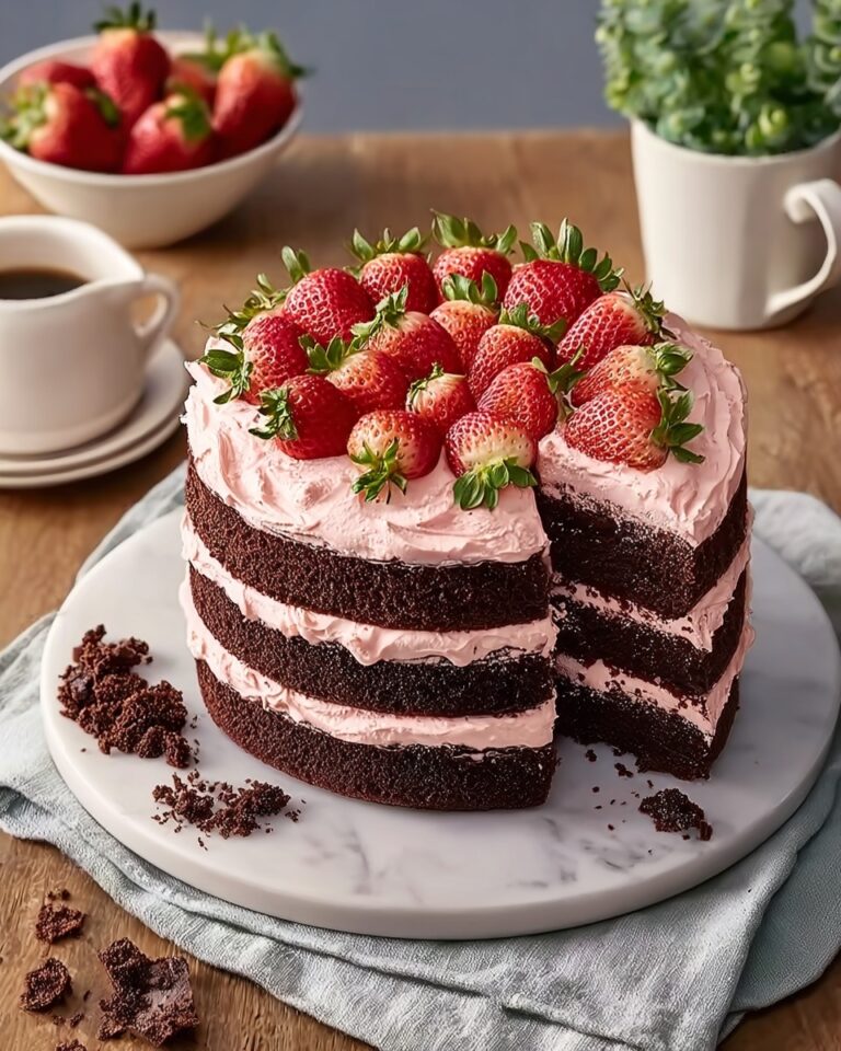 Strawberry Chocolate Cake Recipe