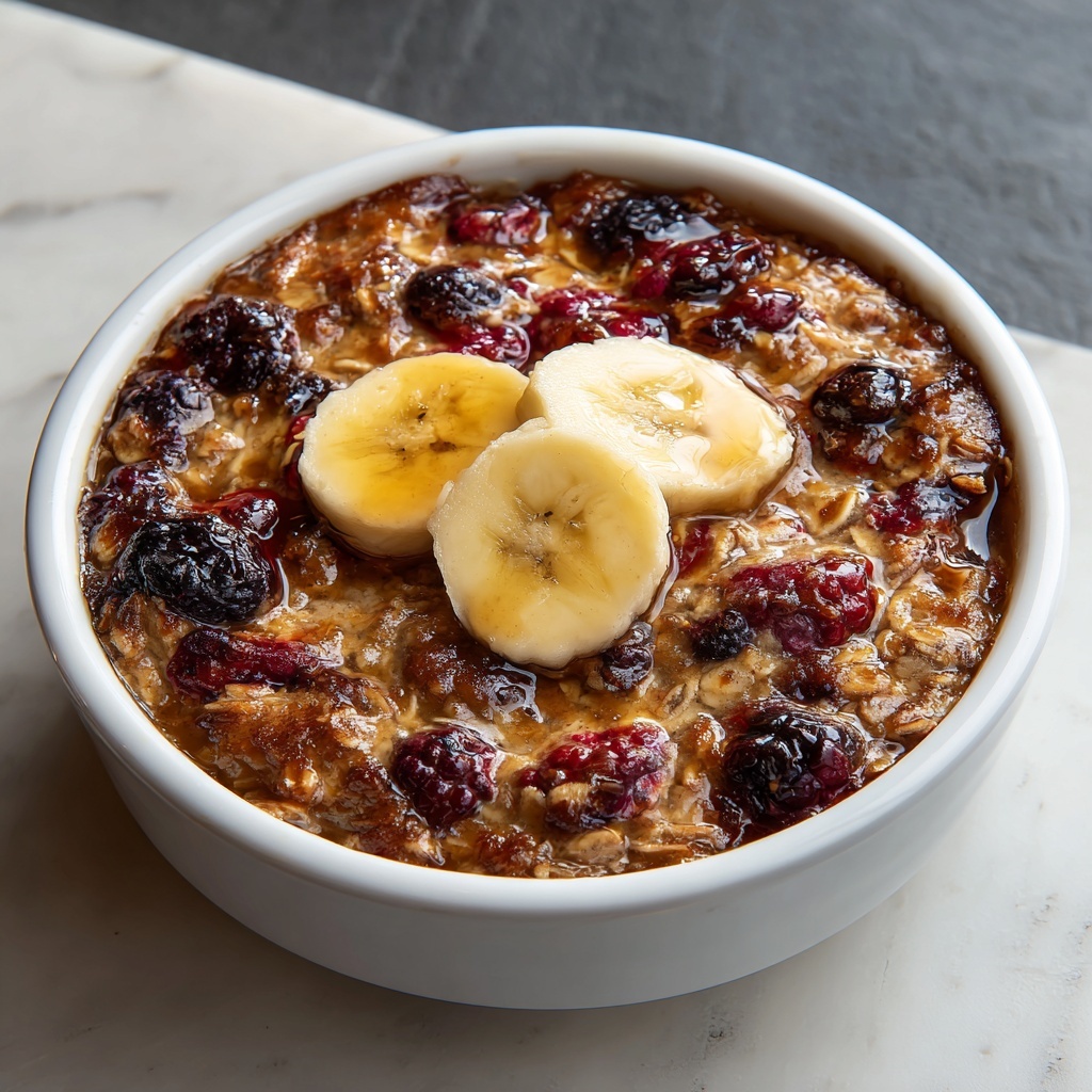 Bowl Baked Oatmeal Recipe - Recipe Image