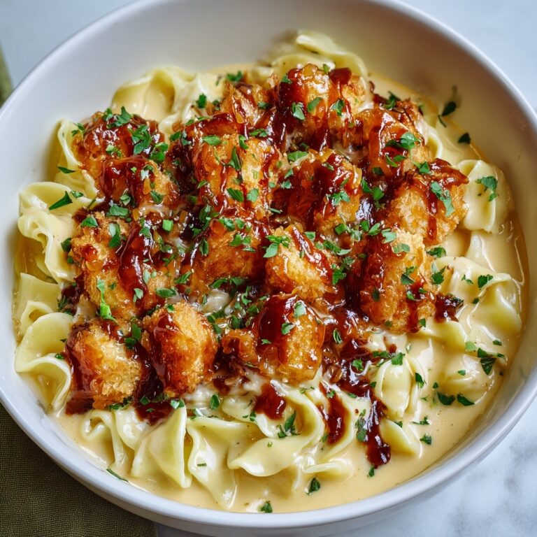 Sweet and Spicy Crispy Chicken Alfredo Meal Prep Recipe