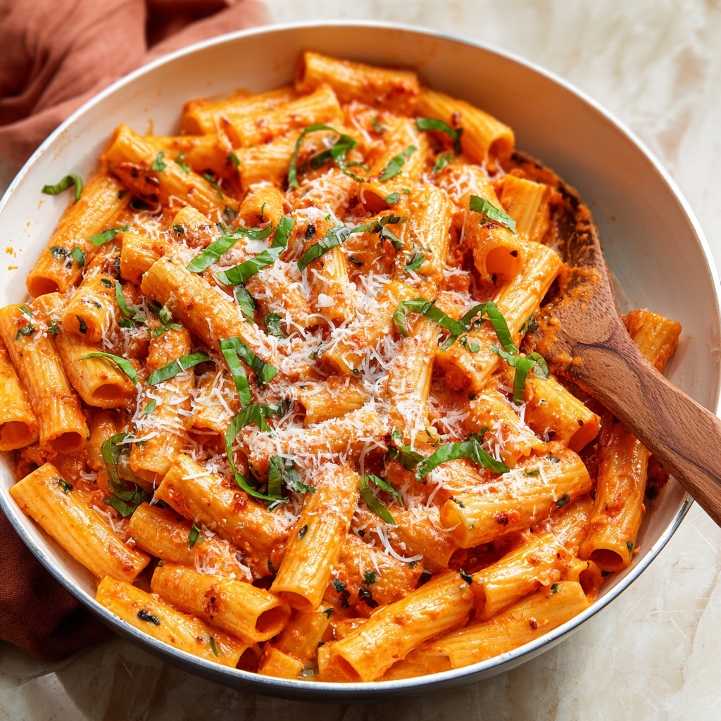 Creamy Garlic Tomato Pasta Recipe - Recipe Image