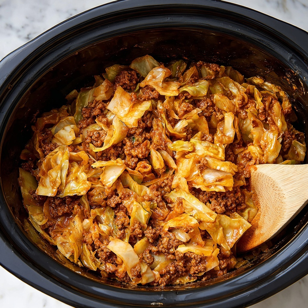 Slow Cooker Unstuffed Cabbage Rolls Recipe - Recipe Image