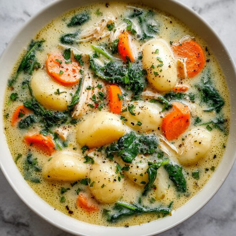 Creamy Garlic Chicken Gnocchi Soup Recipe