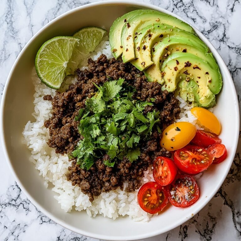 Ground Beef Hot Honey Bowl Recipe