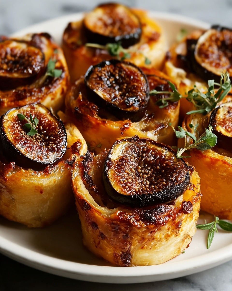 Fig and Goat Cheese Pinwheels Recipe - Recipe Image