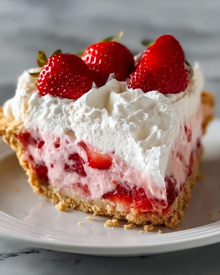 No-Bake Strawberry Cheesecake Cream Pie Recipe