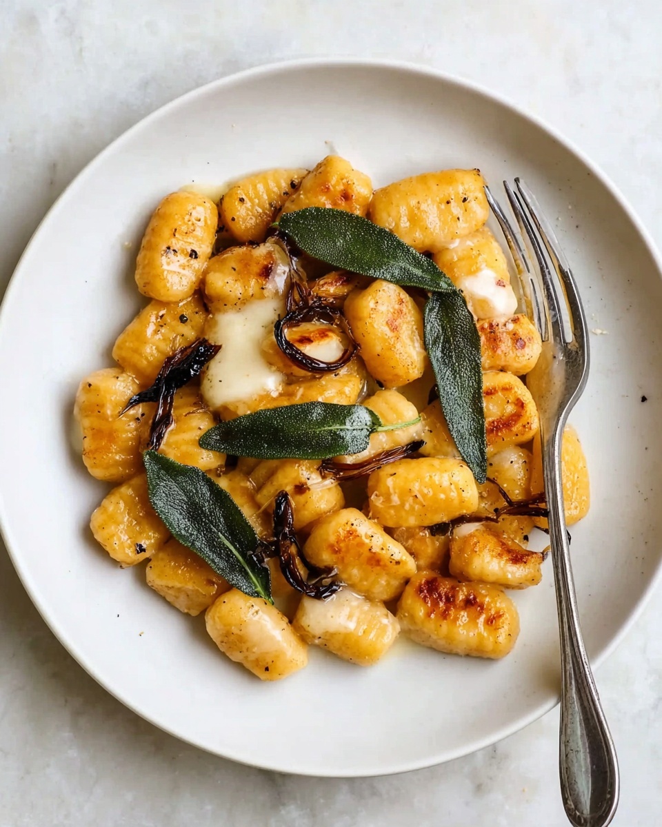 Crisp Gnocchi and Roast Pumpkin in Brown Butter Recipe - Recipe Image