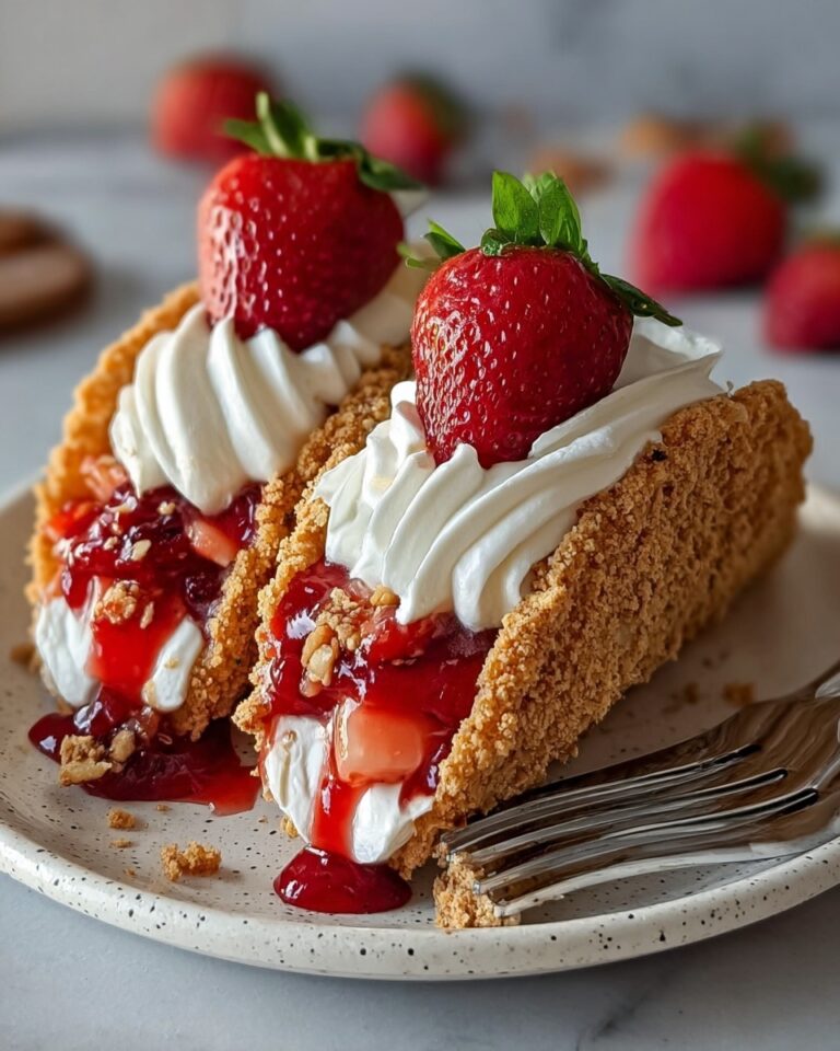 Strawberry Crunch Cheesecake Tacos Recipe