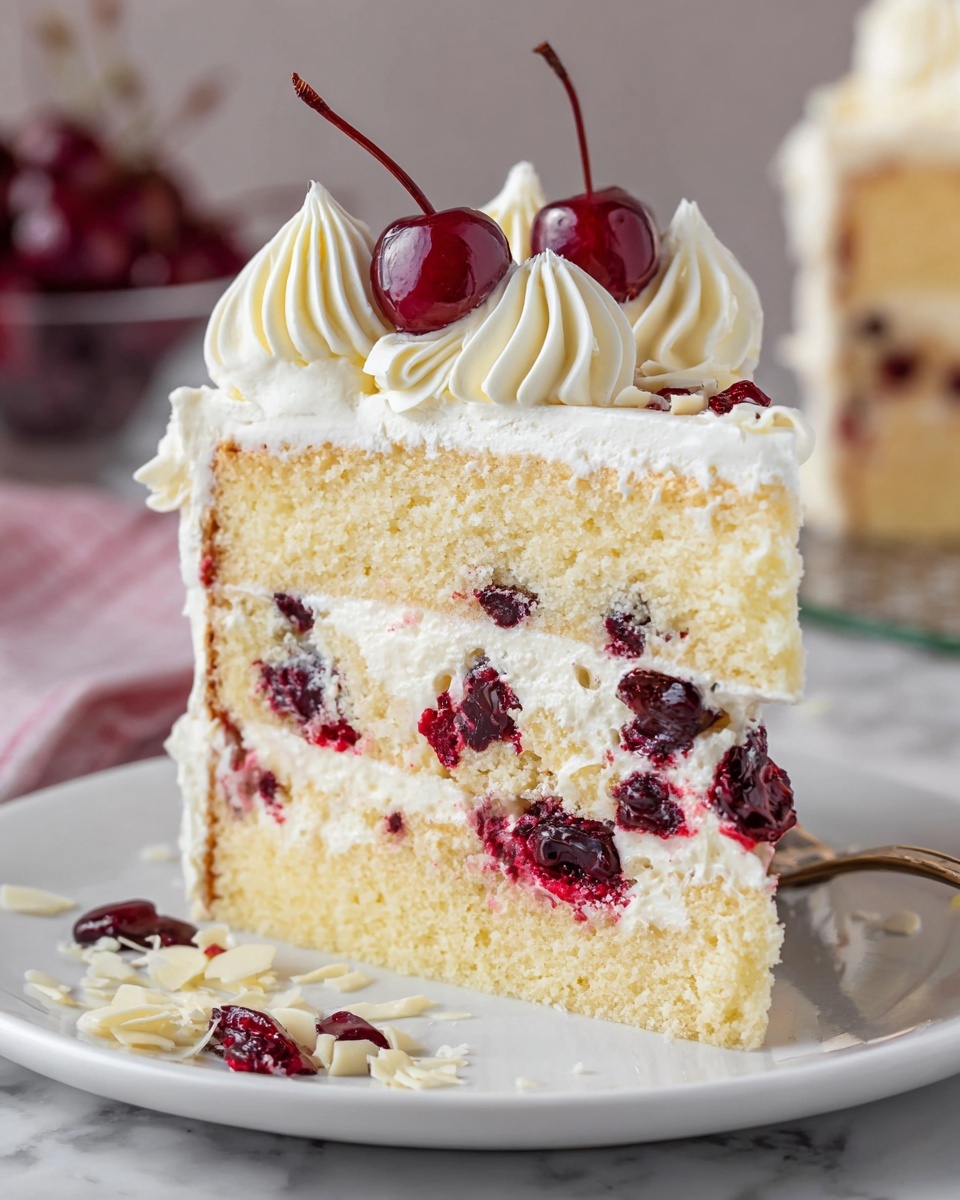 White Forest Cake Recipe - Recipe Image