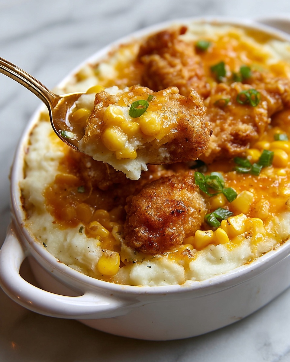 KFC Chicken Bowl Casserole Recipe - Recipe Image