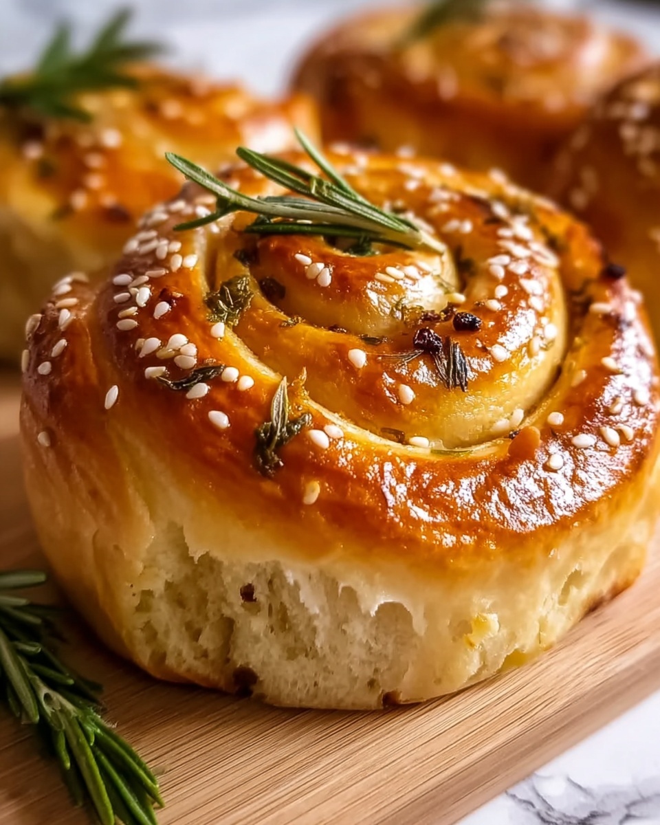 Rustic No Knead Rosemary Garlic Bread Recipe - Recipe Image