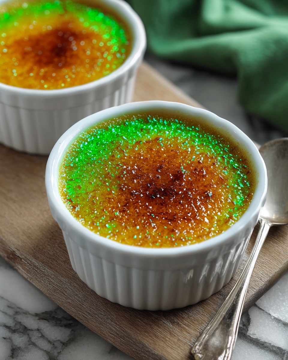 Pandan Crème Brûlée Recipe - Recipe Image
