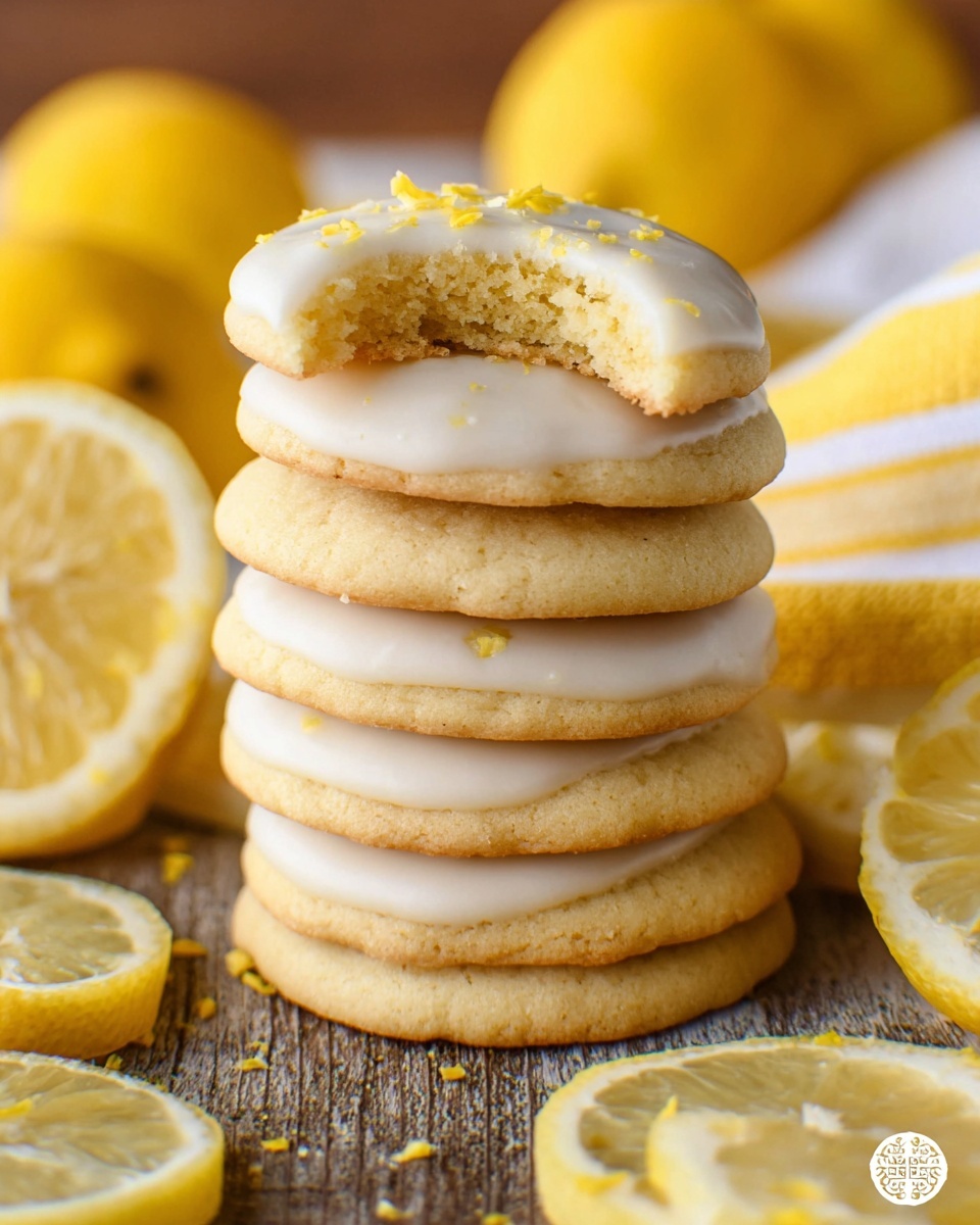 Soft and Chewy Glazed Lemon Cookies Recipe - Recipe Image