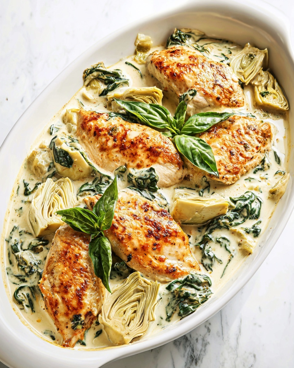 Spinach Artichoke Chicken Recipe - Recipe Image