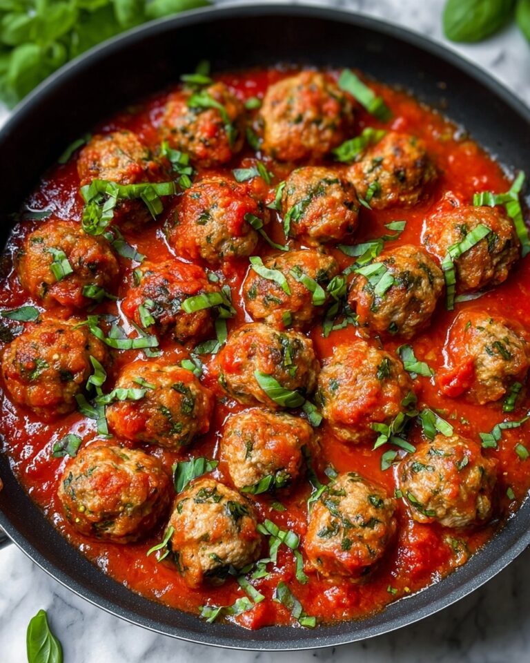 Easy One-Pot Meatballs in Flavor-Packed Marinara Sauce Recipe