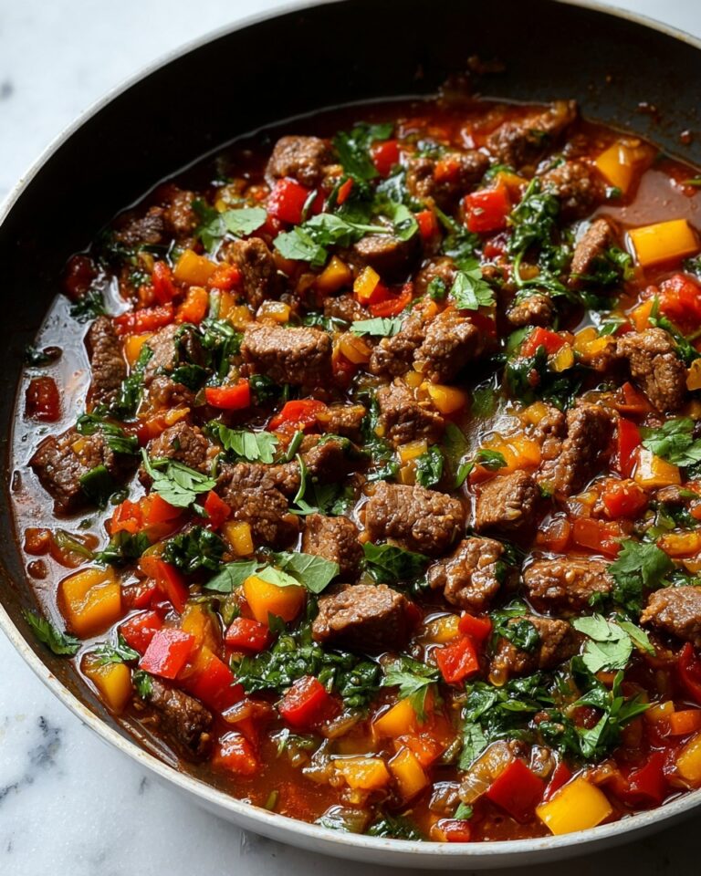 Easy One-Pot Mediterranean Ground Beef Stir Fry Recipe