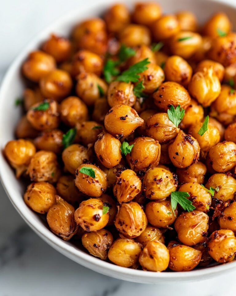Flavor-Packed Roasted Chickpeas for a Quick and Easy Snack Recipe