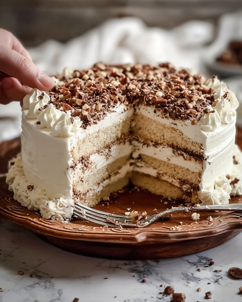 Quick Italian Cream Cake Recipe - Recipe Image