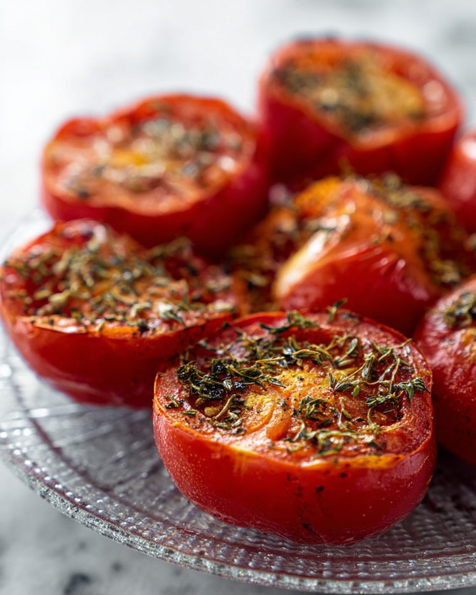 Roasted Tomatoes with Garlic, Lemon Pepper, and Tarragon Recipe - Recipe Image