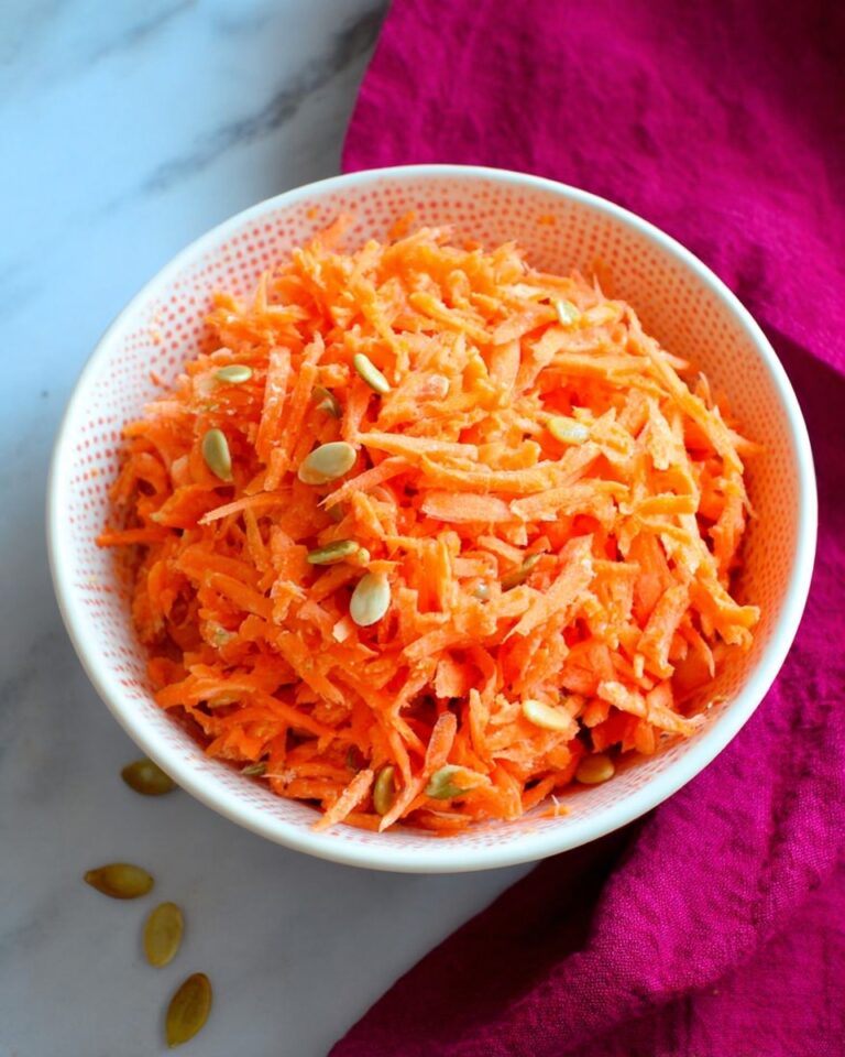 Shredded Carrot Salad with Pumpkin Seeds Recipe