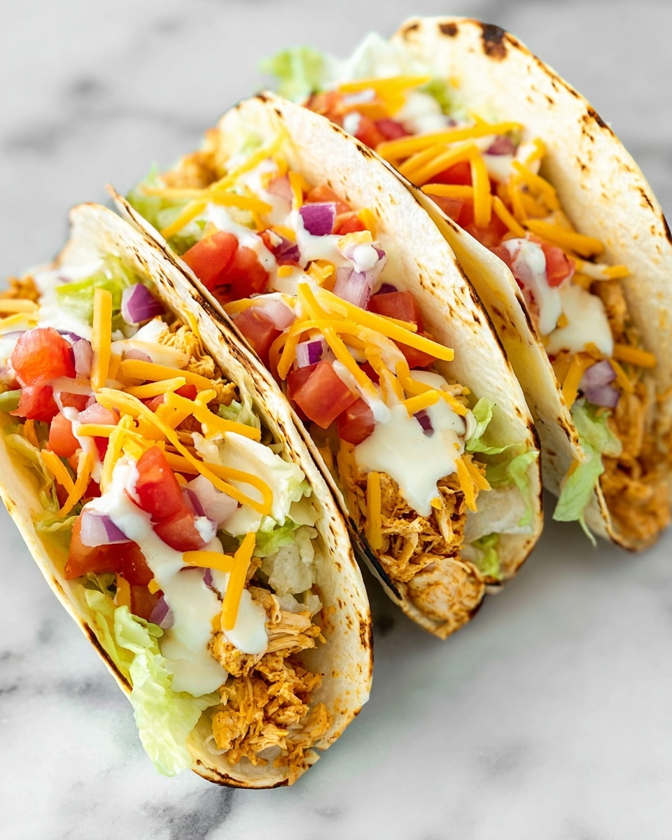 Crockpot Ranch Chicken Tacos Recipe - Recipe Image