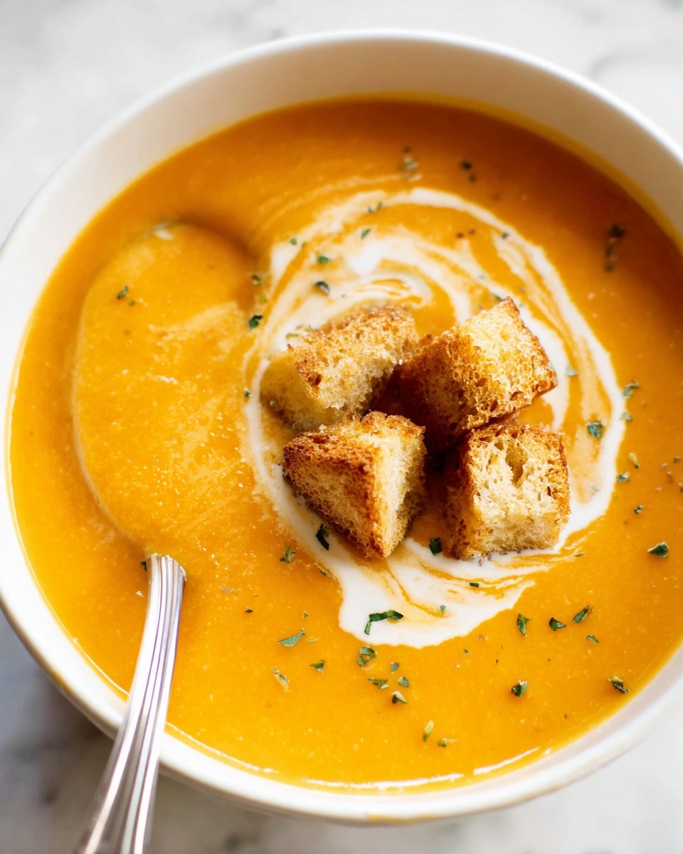 Creamy Carrot Ginger Soup Recipe - Recipe Image