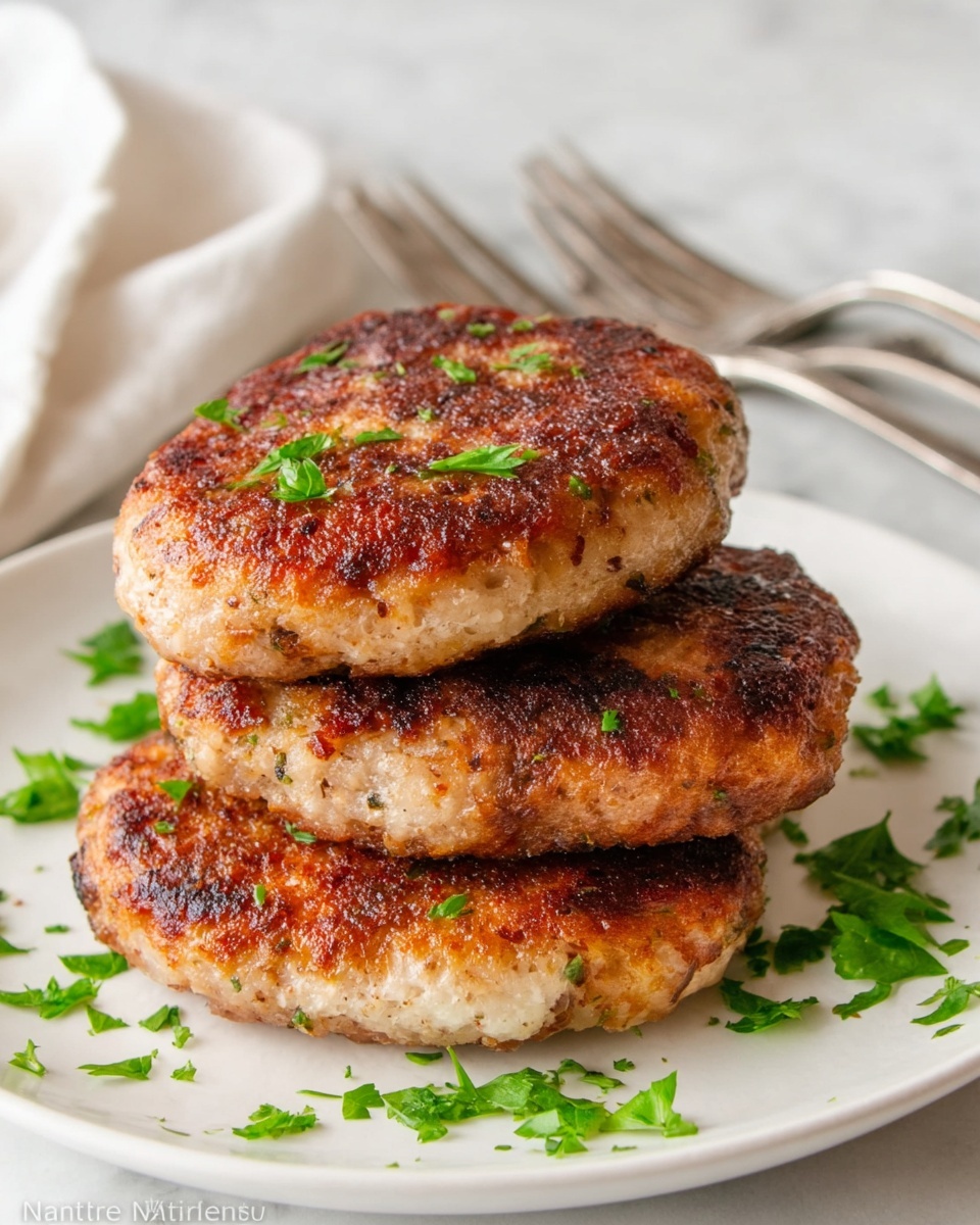 Mashed Potato Pancakes with Meat Filling Recipe - Recipe Image