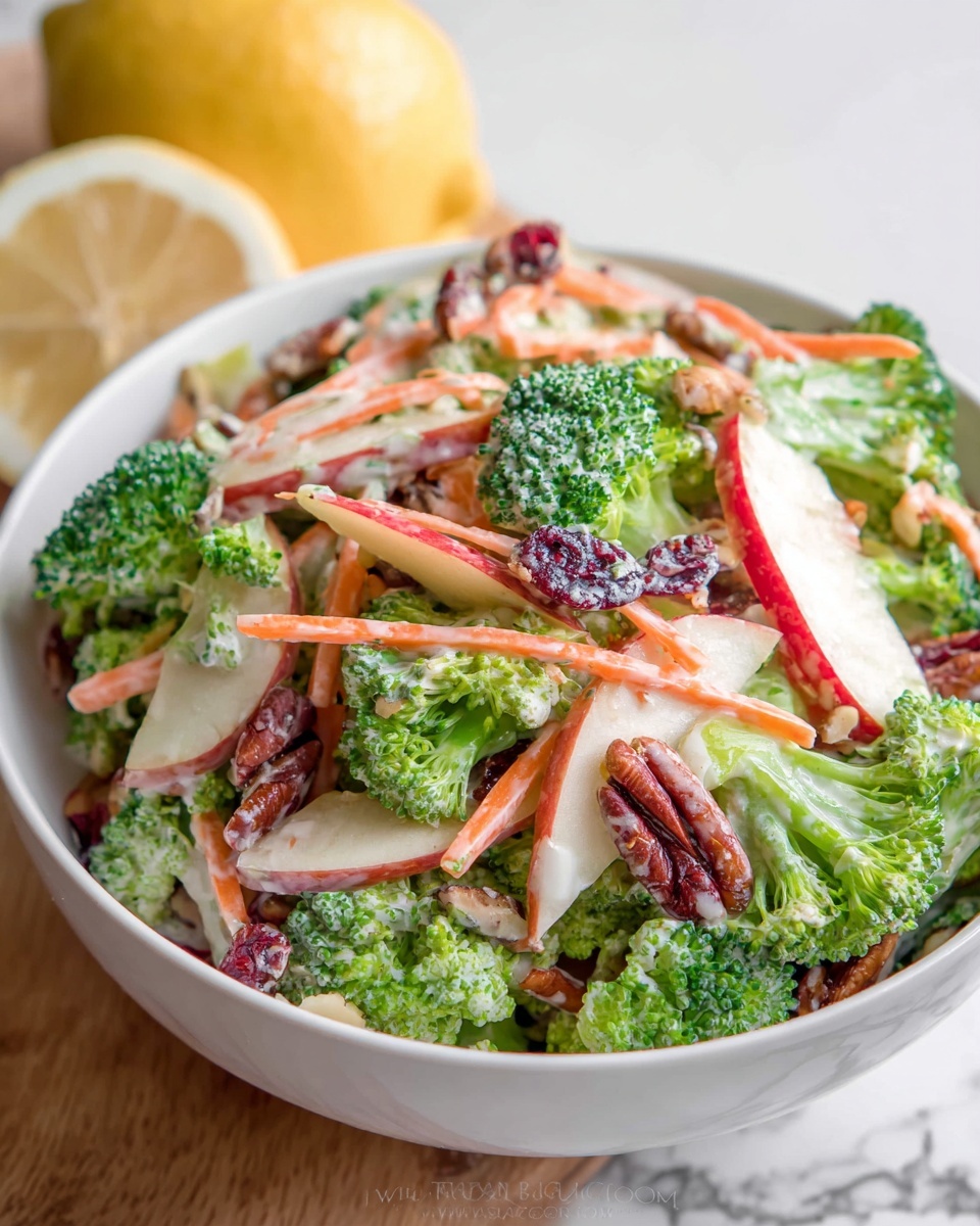 Broccoli Salad with Creamy Lemon Dressing Recipe - Recipe Image