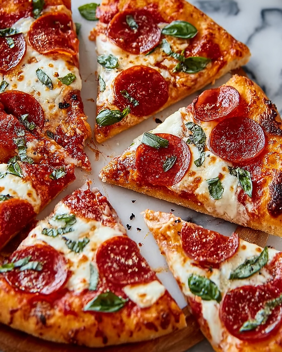Hot Honey Pepperoni Ricotta Pizza Recipe - Recipe Image