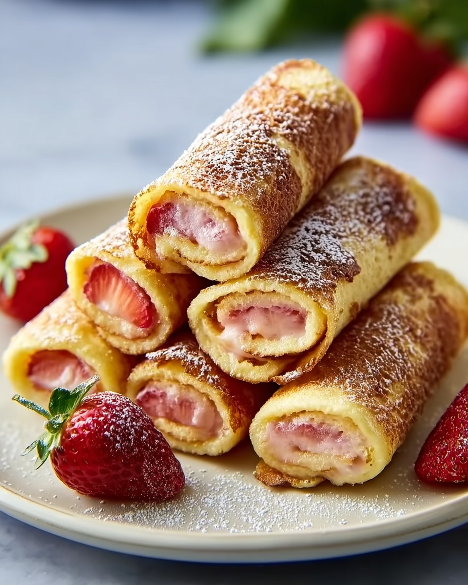French Toast Roll-Ups Recipe - Recipe Image