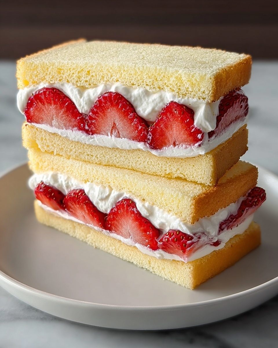 Strawberry Sando Recipe - Recipe Image