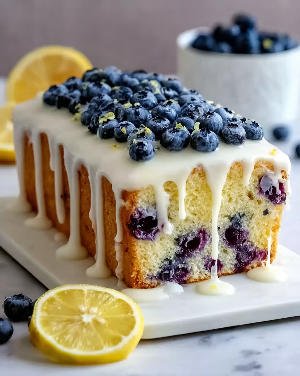 Blueberry Lemon Mascarpone Cake Recipe - Recipe Image