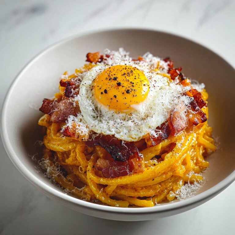 Kimchi and Bacon Carbonara Recipe
