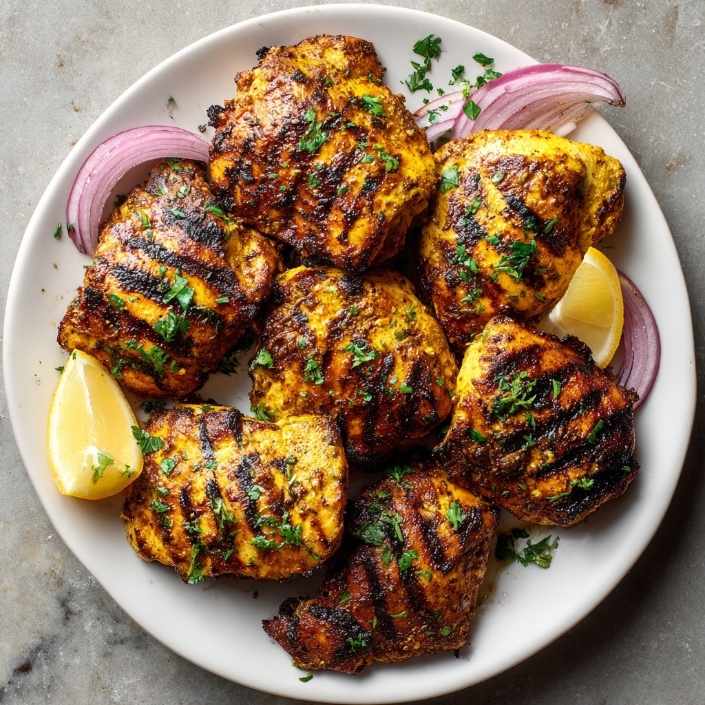 Grilled Tandoori Chicken Thighs: Smoky, Spiced & Perfectly Juicy Recipe - Recipe Image