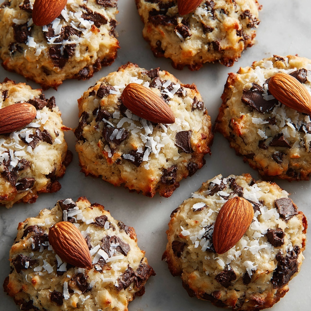 Almond Joy Cookies: Gooey Coconut-Chocolate Bliss Recipe - Recipe Image