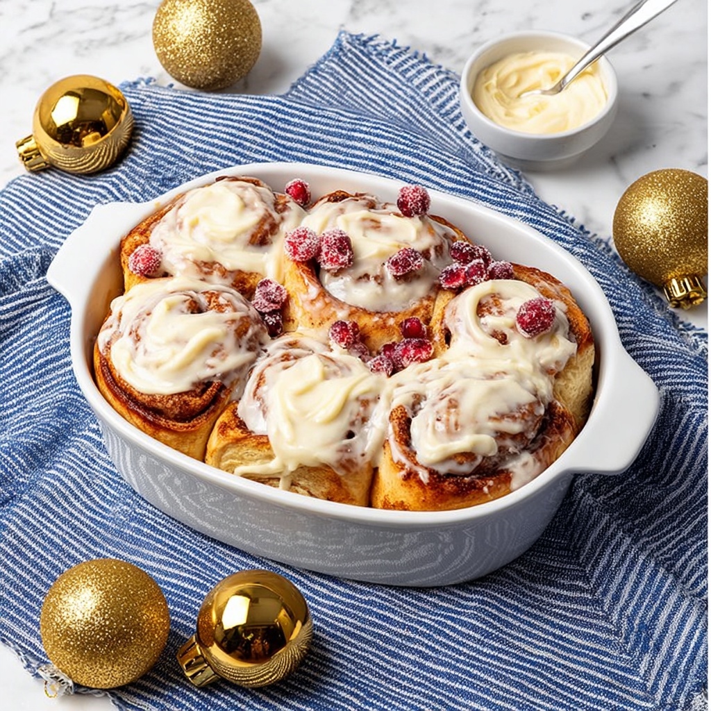 Overnight Gingerbread Cinnamon Rolls Recipe - Recipe Image