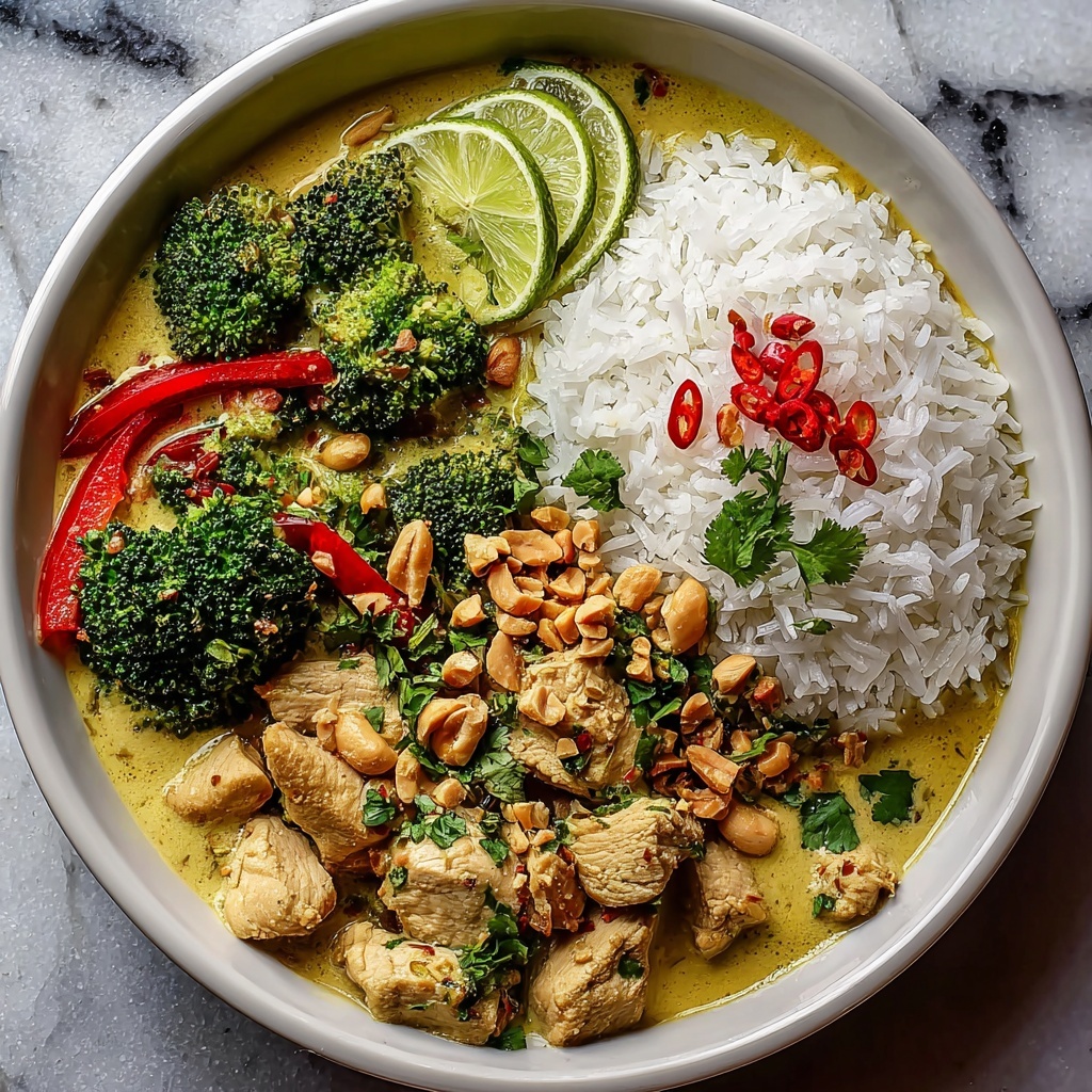 Creamy Coconut Chicken Rice Bowl Recipe - Recipe Image