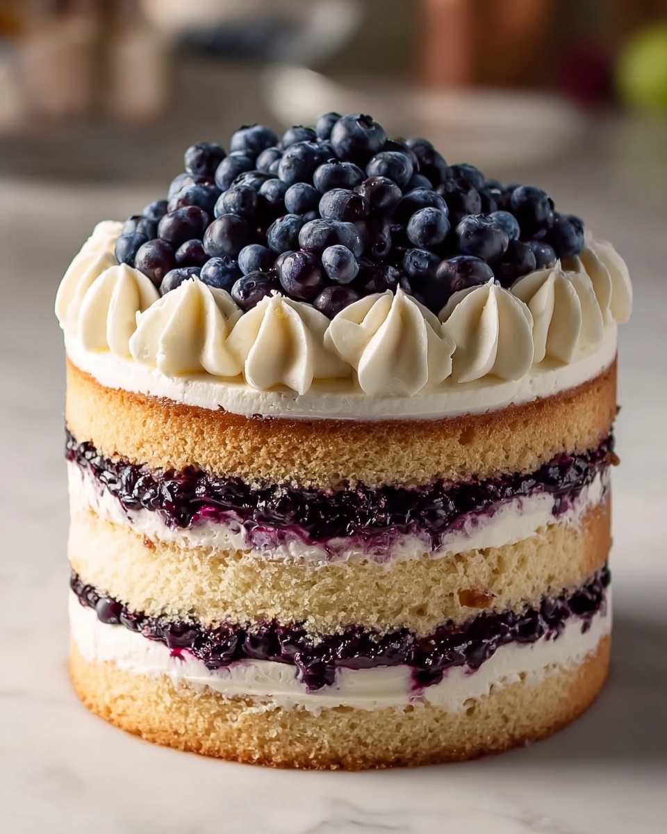 Nova Scotia’s Blueberry Cream Cake Recipe - Recipe Image