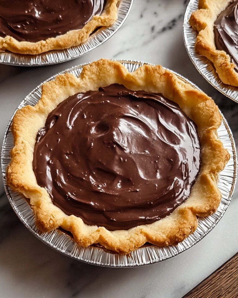 Decadent Chocolate Pie with Rich Ganache and Flaky Crust Recipe