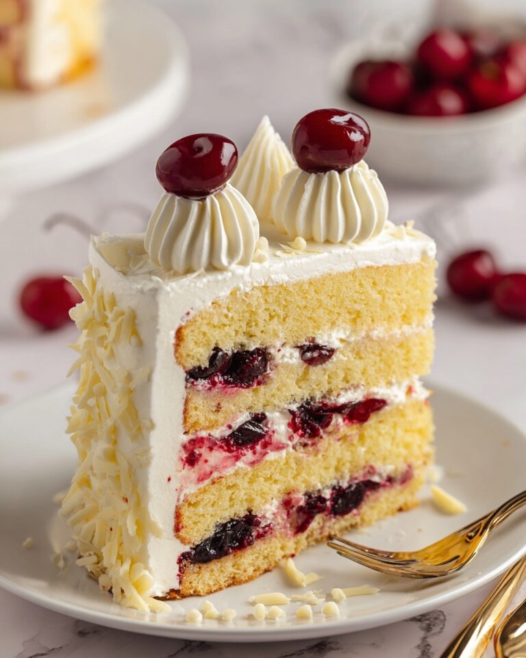 White Forest Cake Recipe