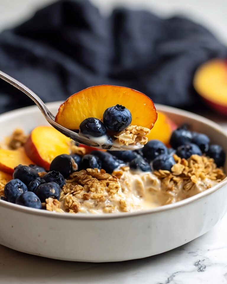 Peach Berry Baked Oatmeal Recipe