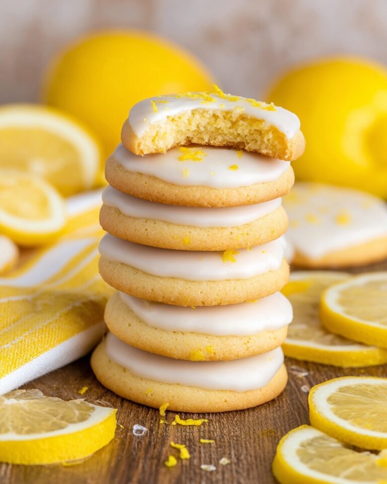 Soft and Chewy Glazed Lemon Cookies Recipe