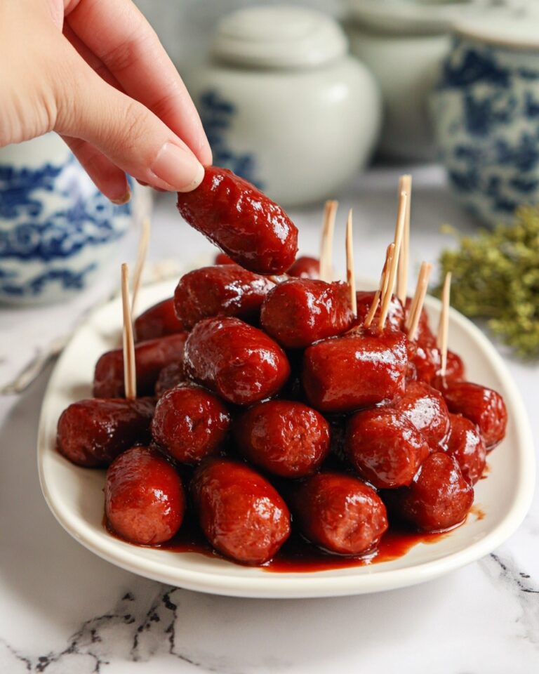 Slow Cooker Spicy Sweet BBQ Lil Smokies Recipe