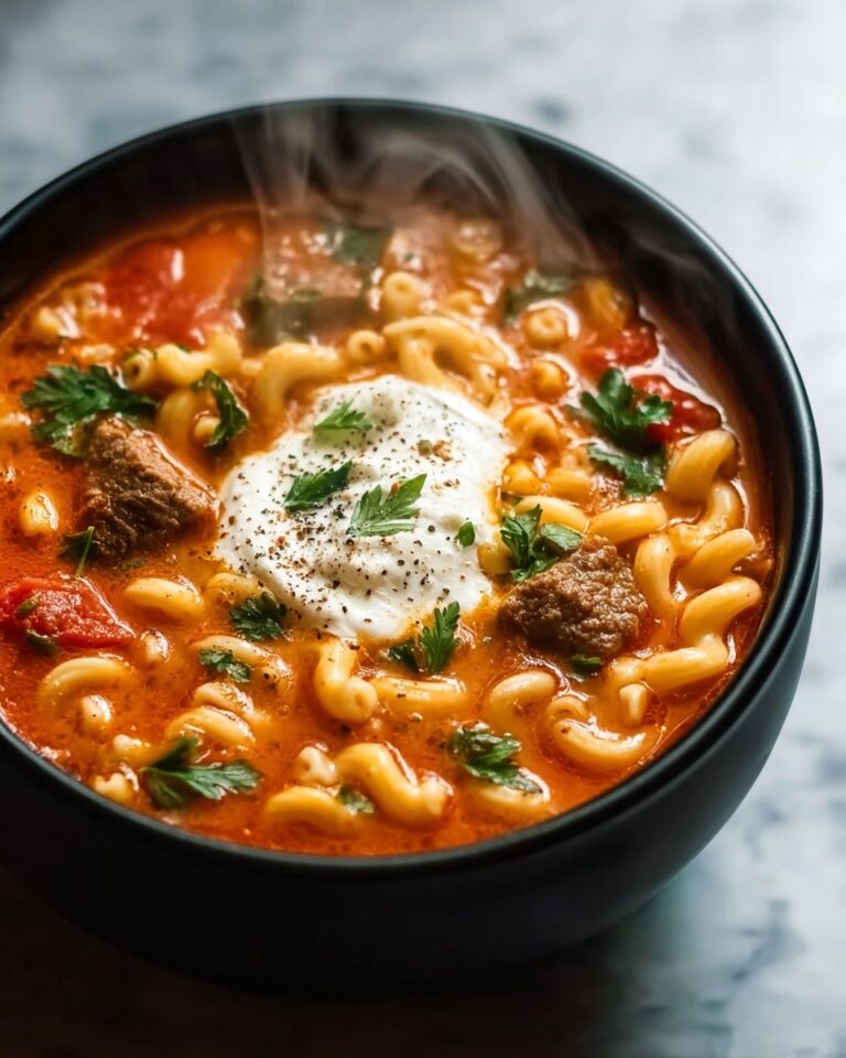 One Pot Lasagna Soup Recipe