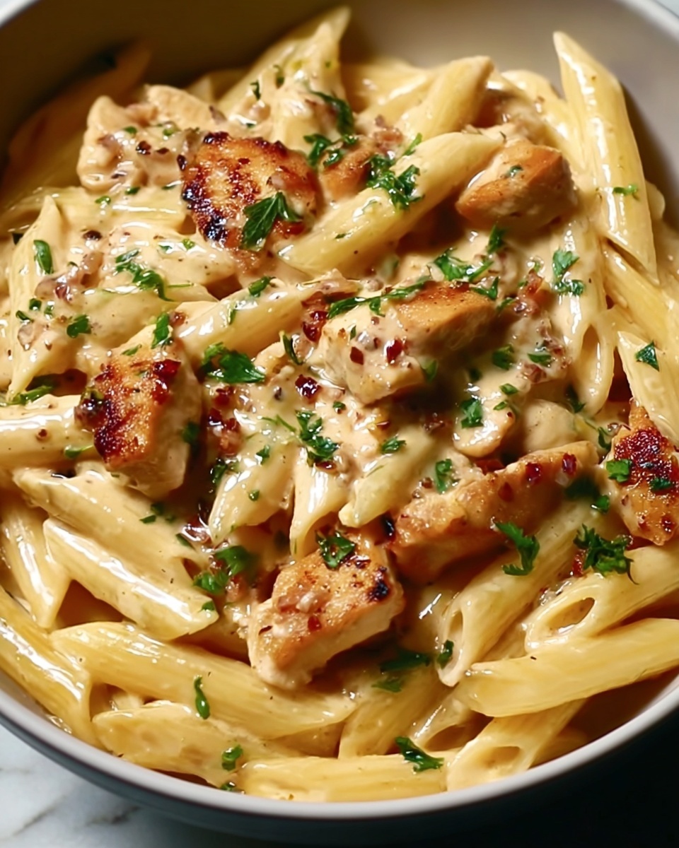 Quick Crack Chicken Penne: A Creamy Delight! Recipe - Recipe Image