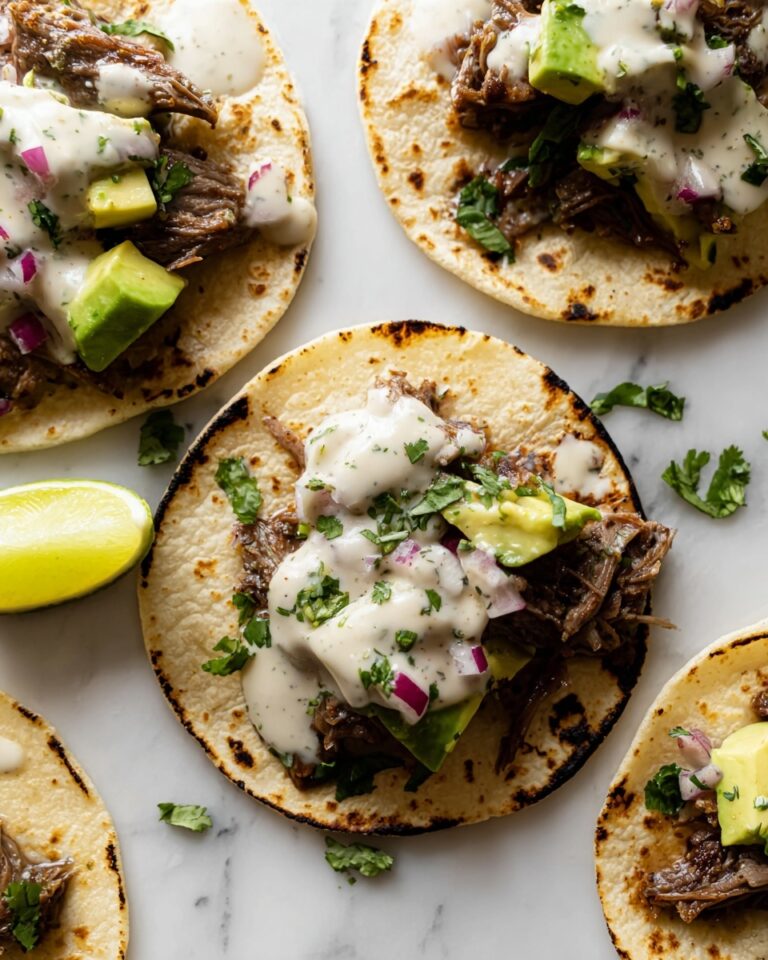 Crockpot Shredded Beef Tacos Recipe